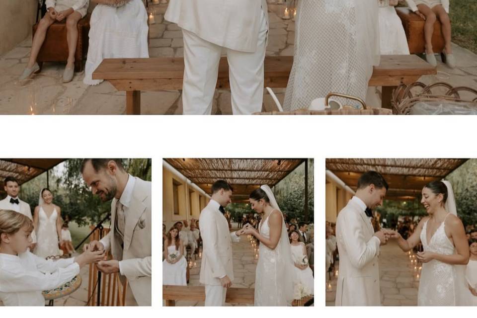 Cerimonia alla pergola