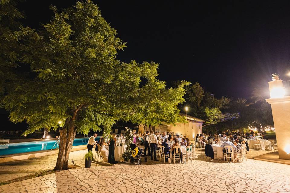Ricevimento piscina casale