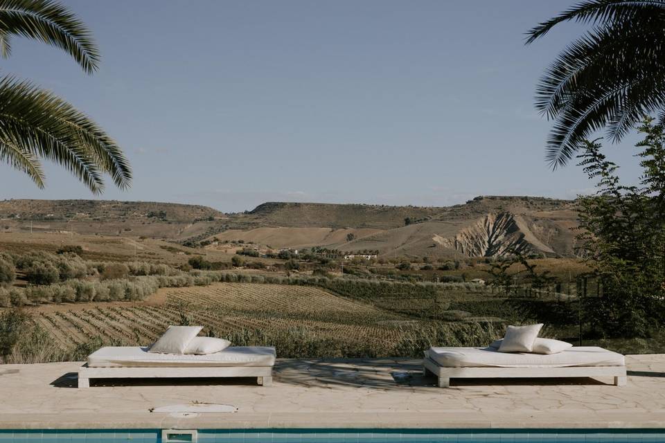 Panorama in piscina