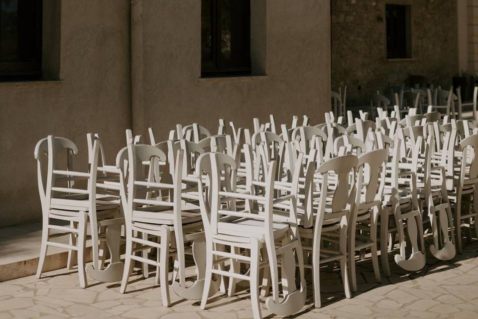 Il casale preparativi