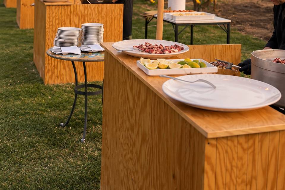 Bancarelle buffet matrimonio