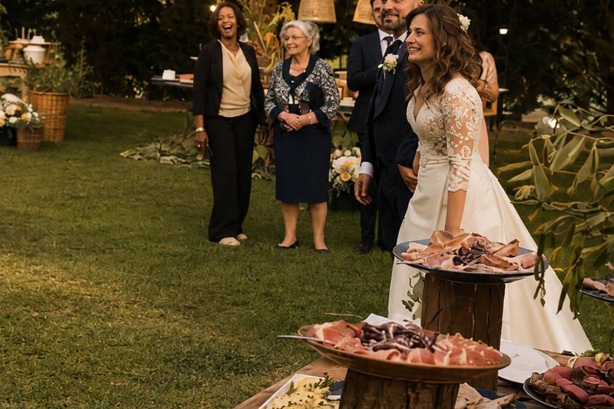 Buffet sul prato