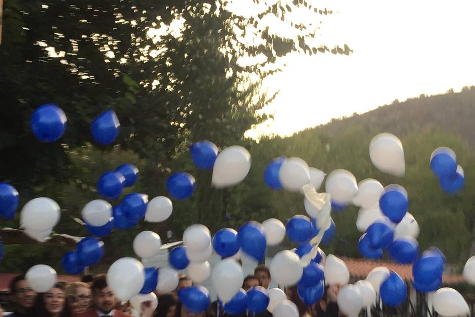 Esplosione di palloncini