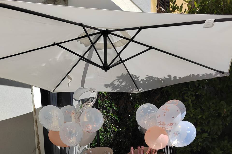 Palloncini e prosecco Rosé