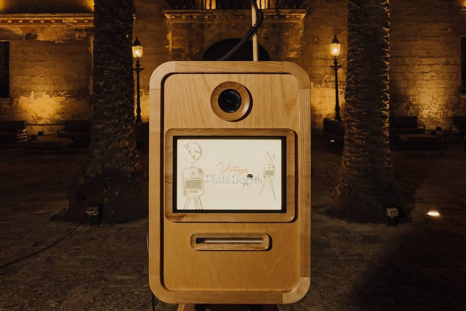 Vintage photo booth