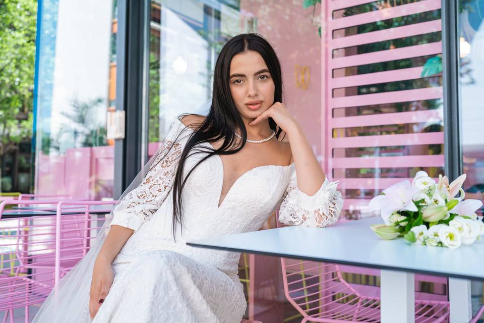 Pink White