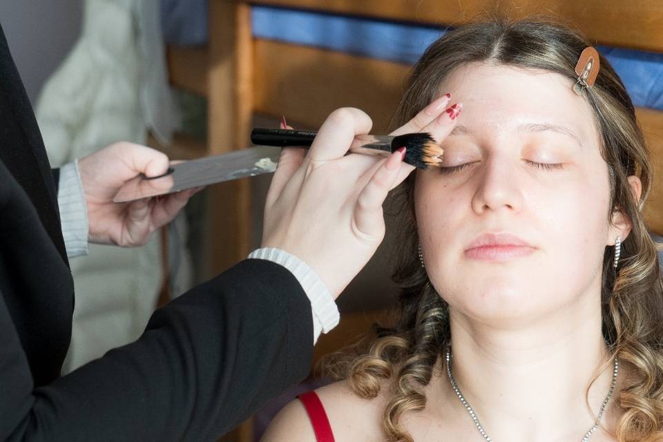 Preparazione al makeup