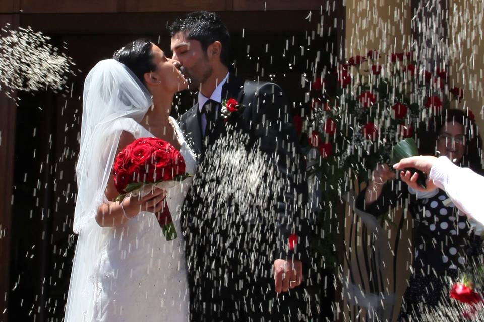 La sposa e i fiori