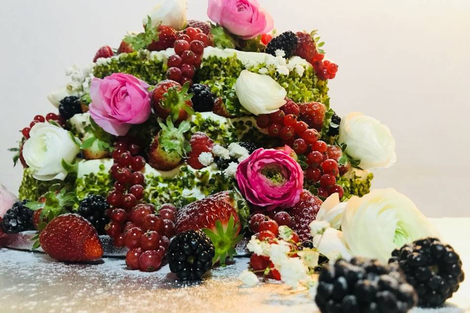 Torta di frutta fresca