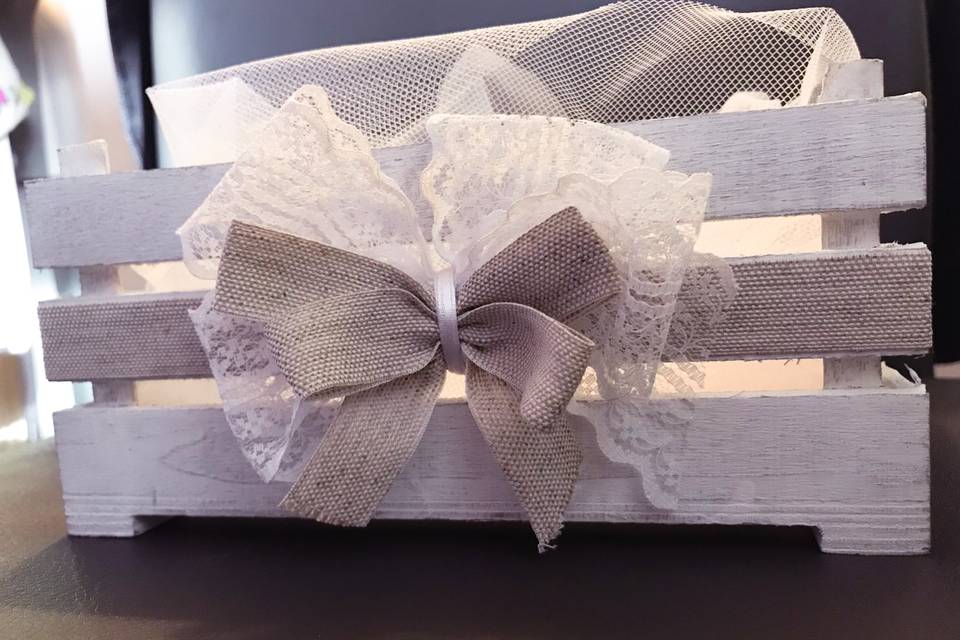 Portaconfetti Shabby Chic
