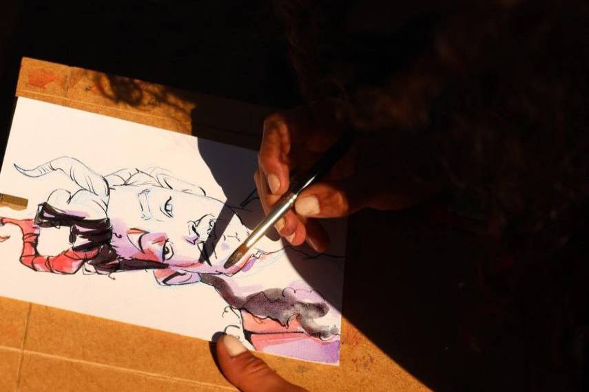 Live painting