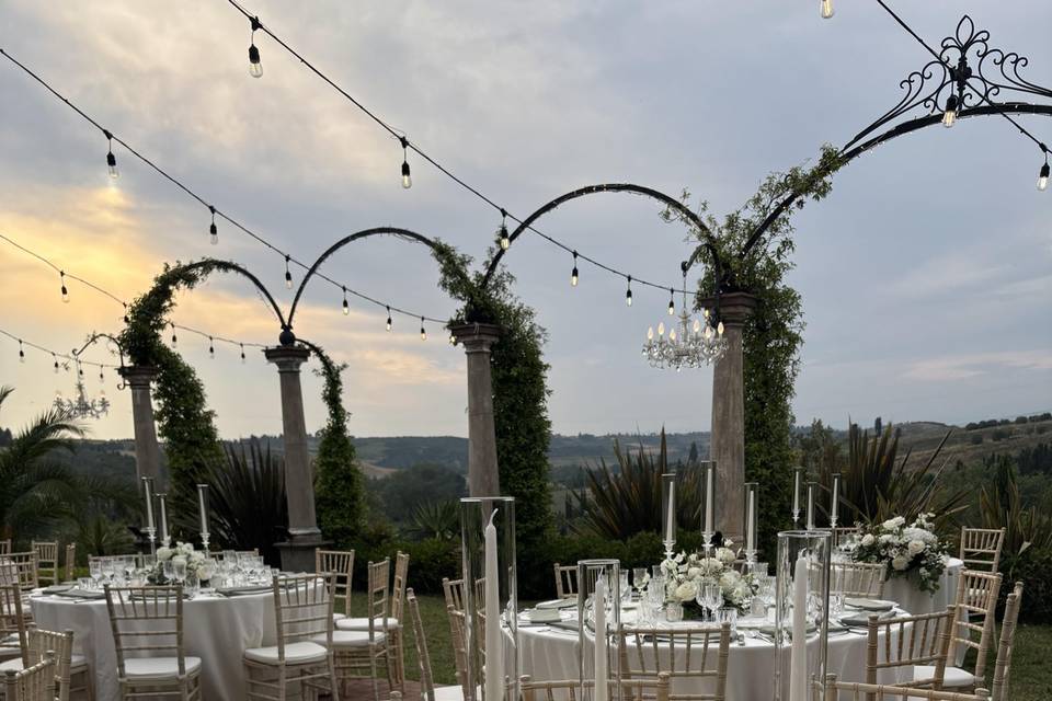 Allestimento cena