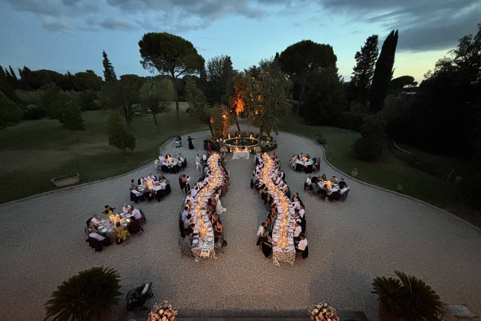 Allestimento cena