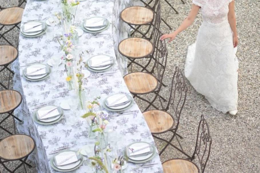 Allestimento cena