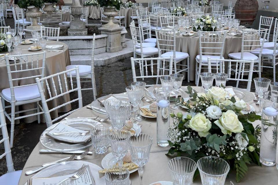 White dinner