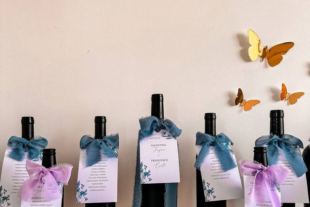 Tableau de Mariage tema: Vini