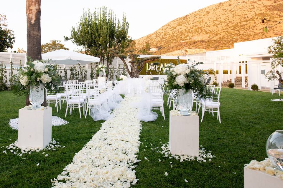 Wedding in giardino