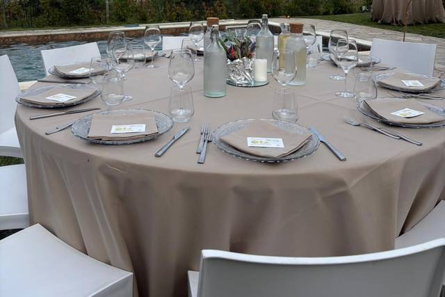 Mise en place per battessimo