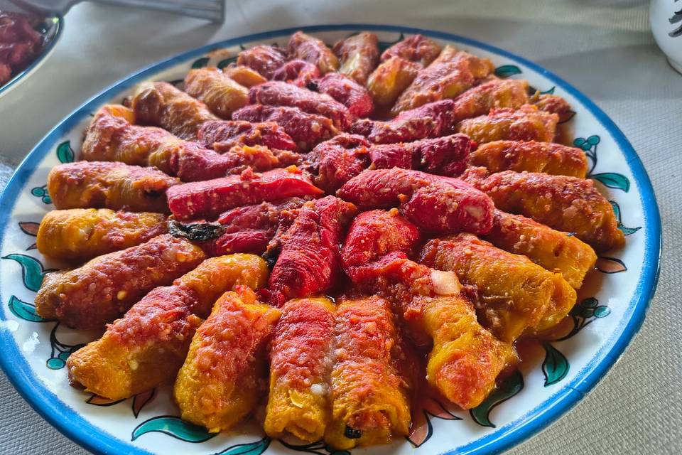 Involtini di peperoni alla sic