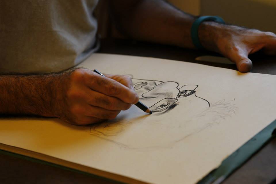 Caricaturista dal vivo