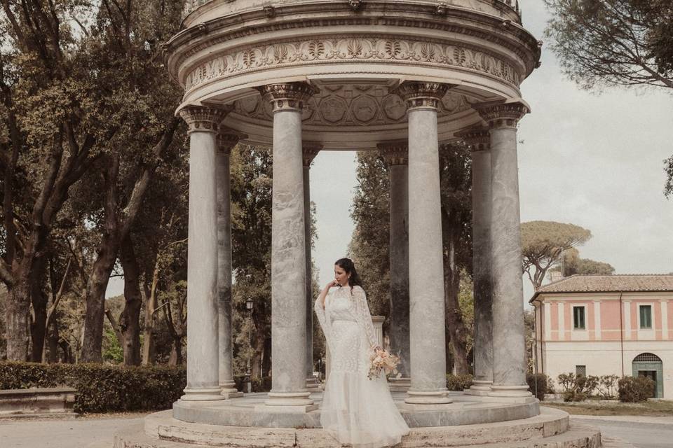 Elisabetta in Villa Borghese