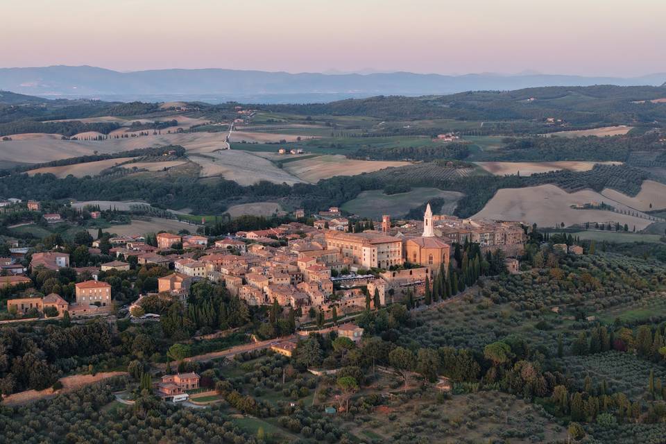 Pienza Aerial Footage