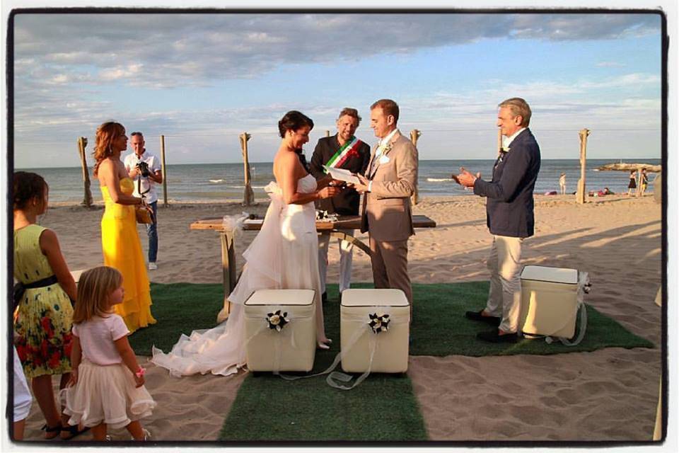 Matrimonio sulla spiaggia