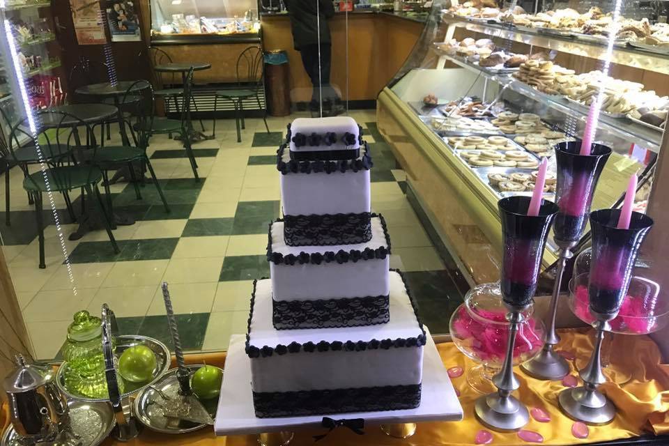 Wedding millefoglie cake
