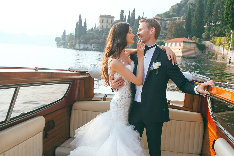 Wedding on lake Como