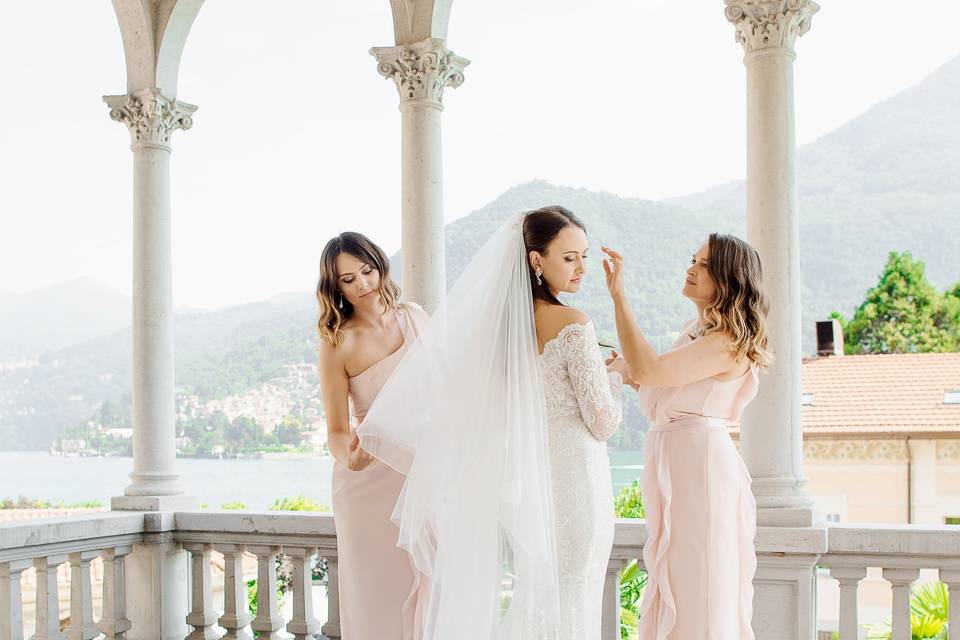 Wedding on lake Como