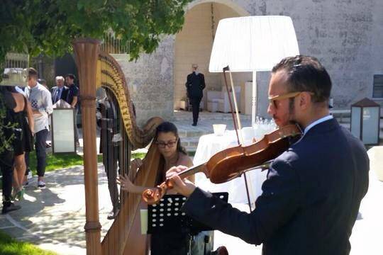 Arpa e violino