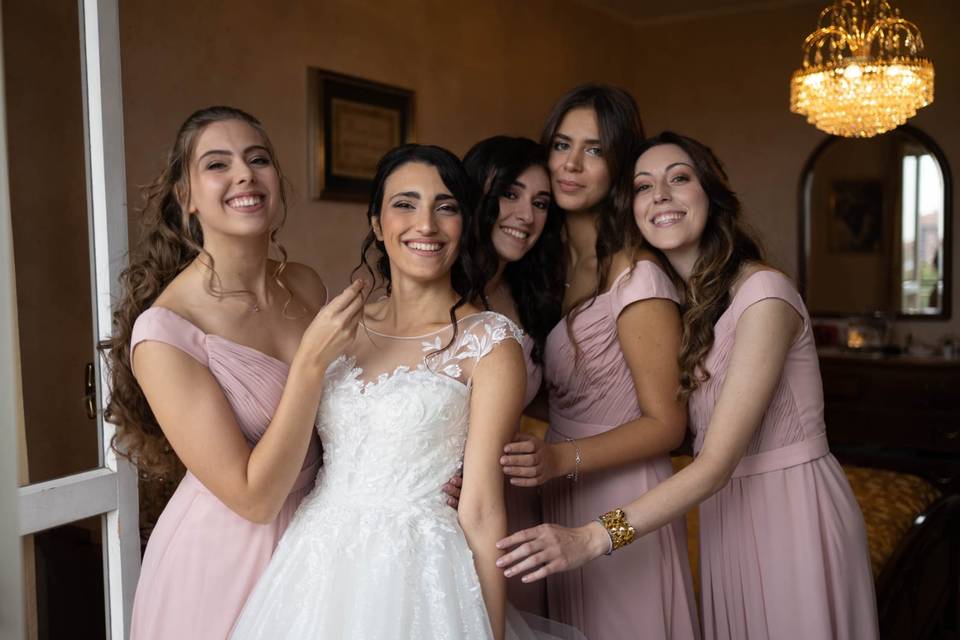 Trucco sposa e damigelle