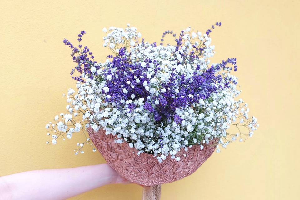 Bouquet sposa con lavanda