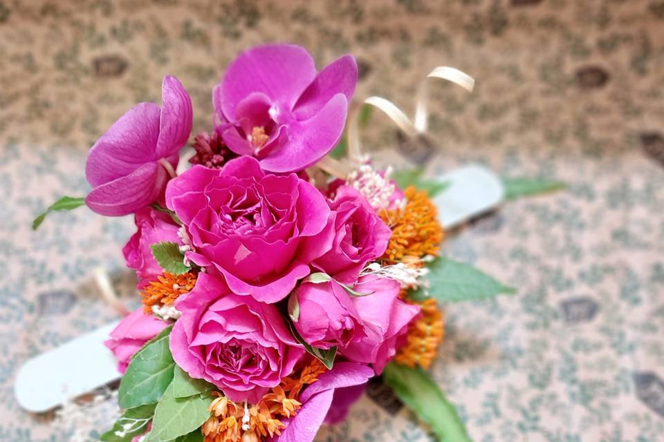 Bouquet sposa fiori secchi