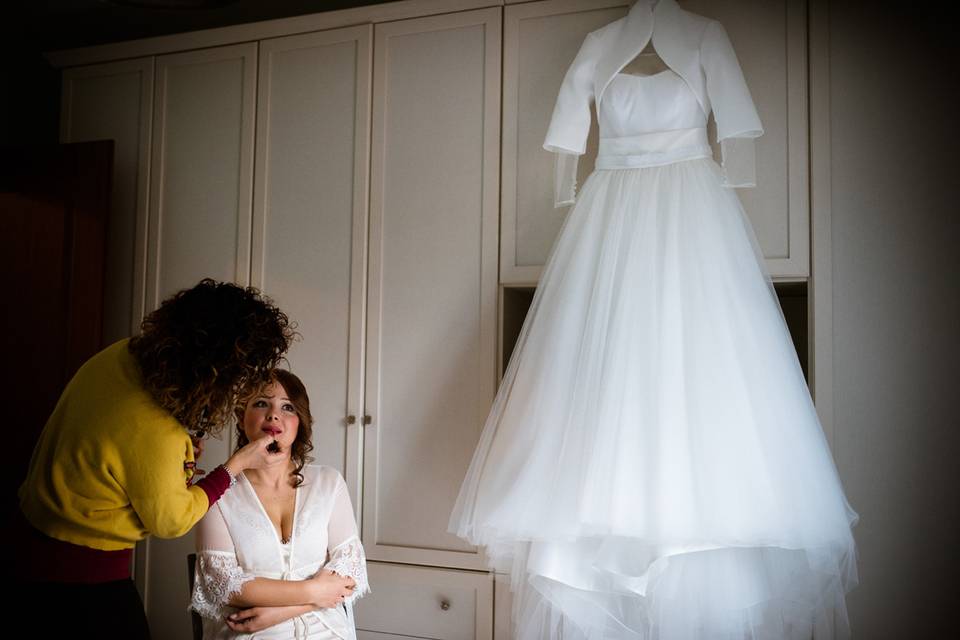 Preparazione sposa