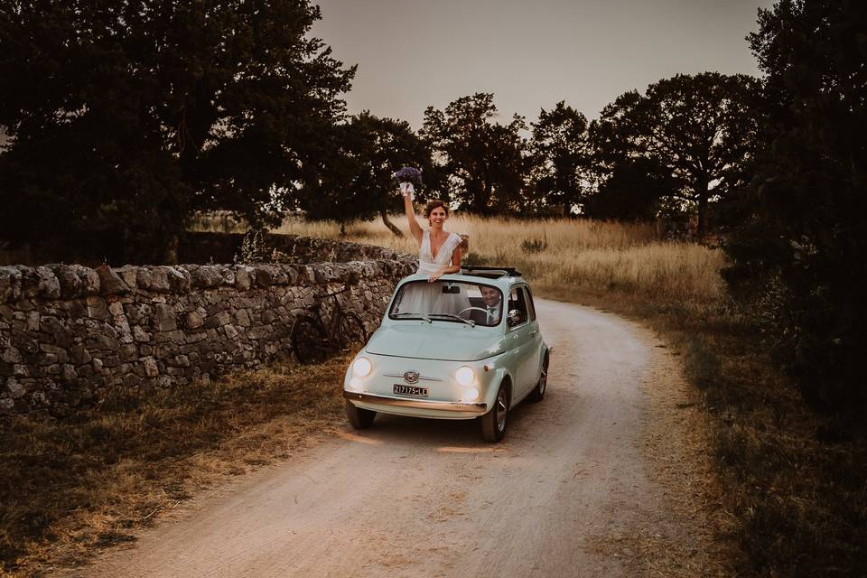 Matrimonio vintage in puglia