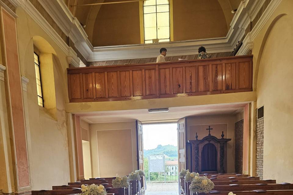 Banchi chiesa