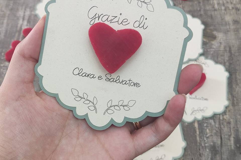 Segnaposto matrimonio