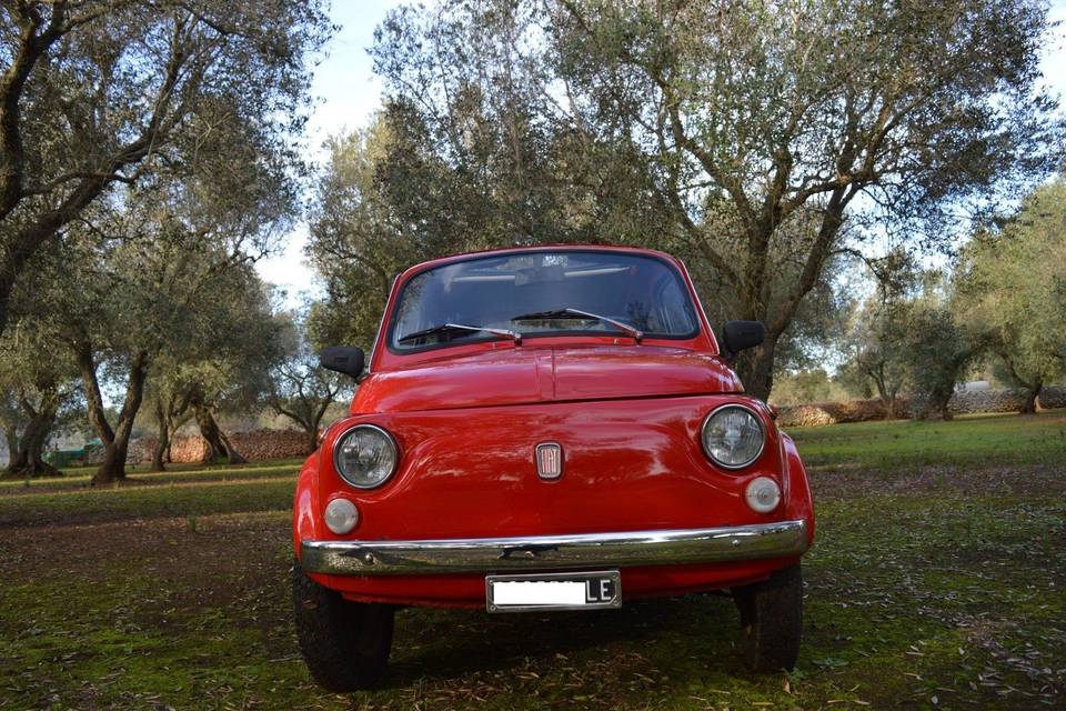 Fiat 500 rossa