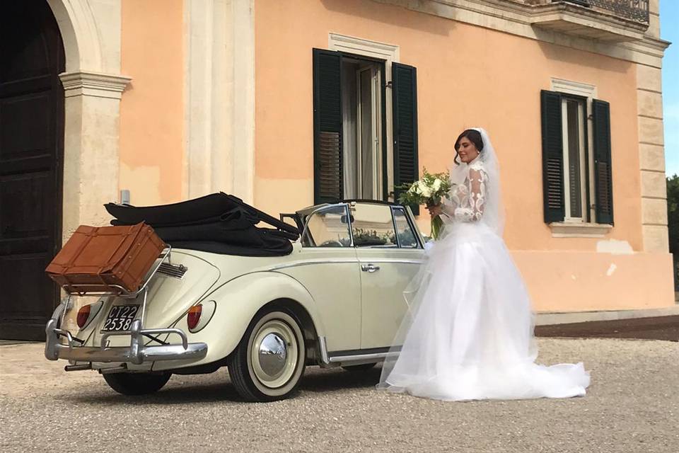 Maggiolino cabriolet beige