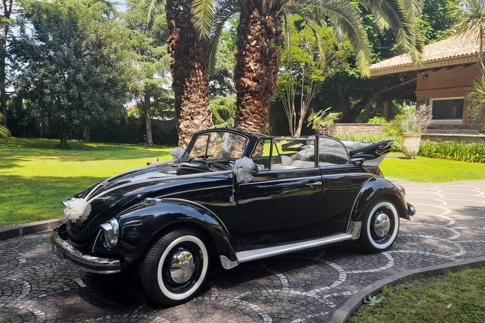 Maggiolino cabrio nero