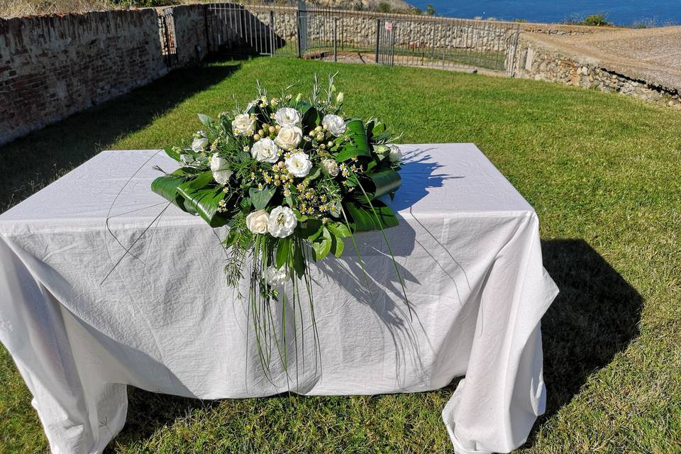 Composizione tavolo cerimonia