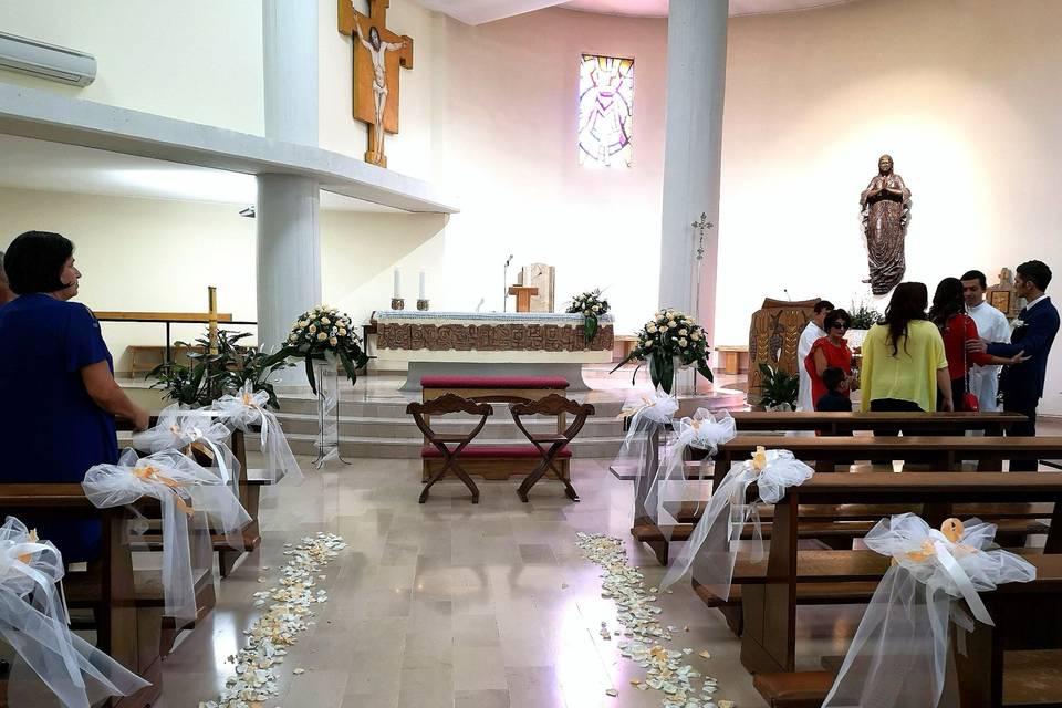 Allestimento chiesa