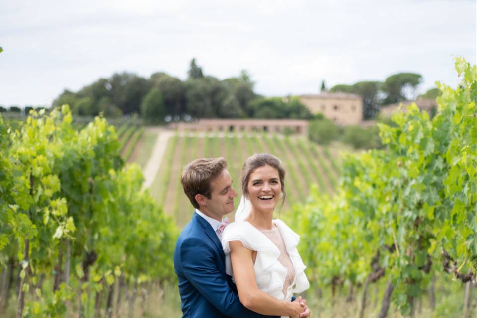 Ridere insieme tra le vigne