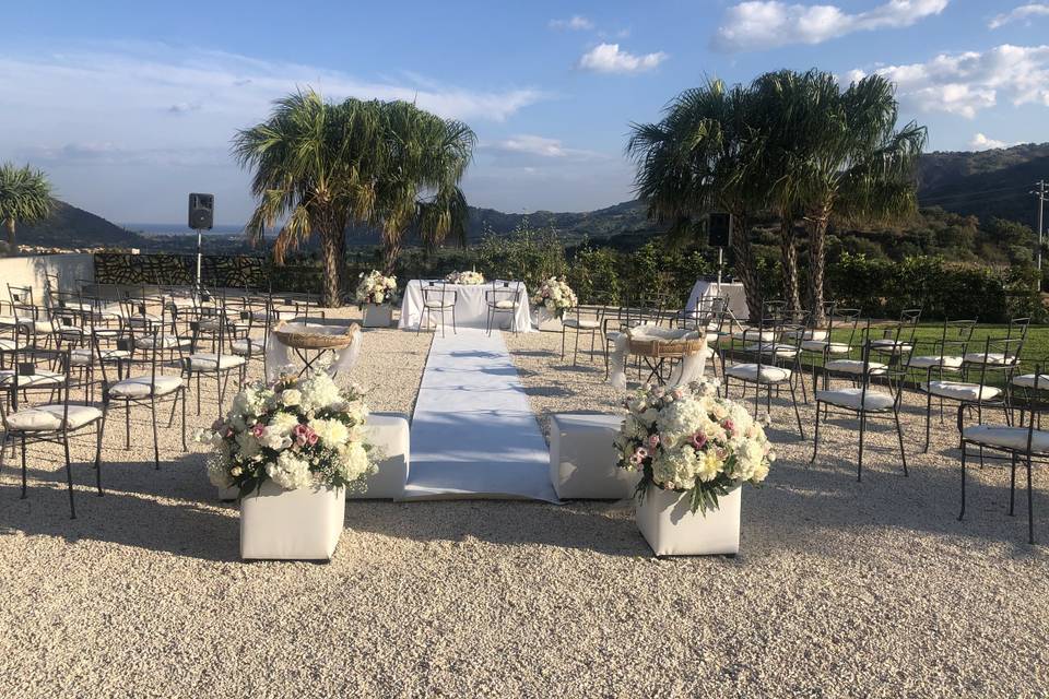 Celebrazione all'aperto