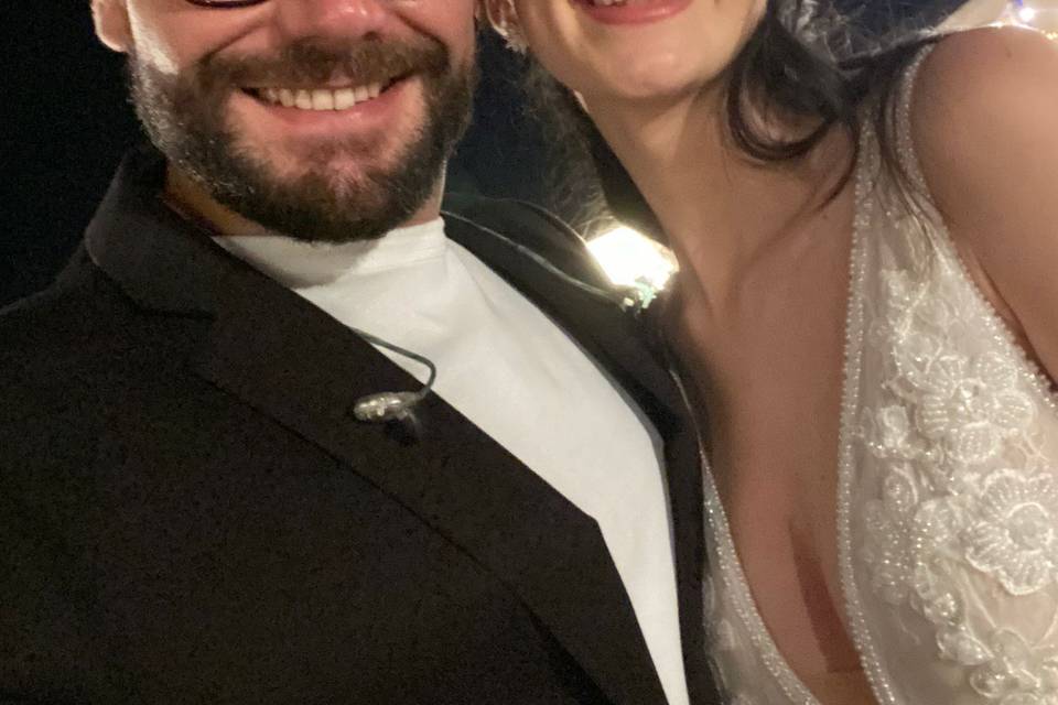 Selfie con la sposa