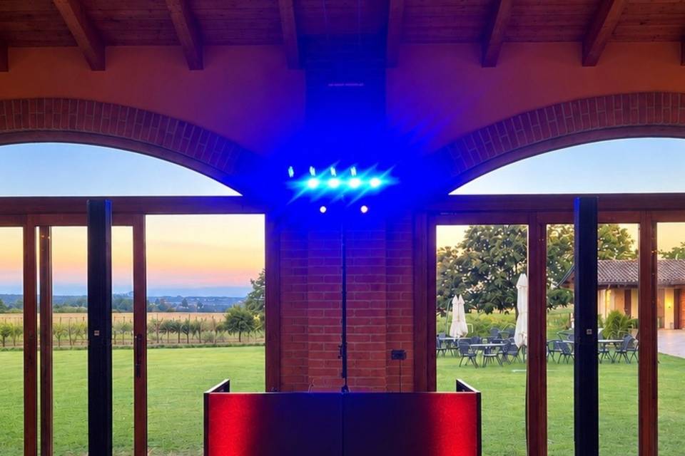 Allestimento Wedding DJ Set