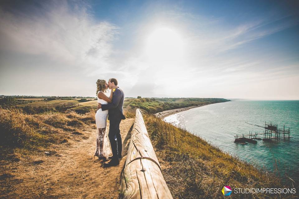 I trabocchi wedding Abruzzo.