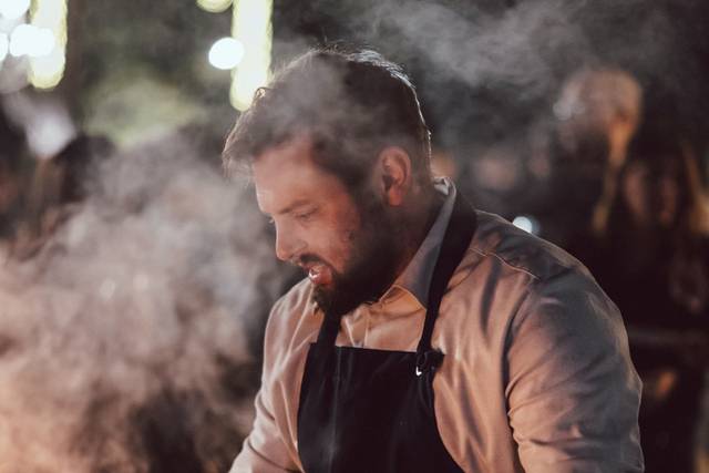 Chef BBQ station