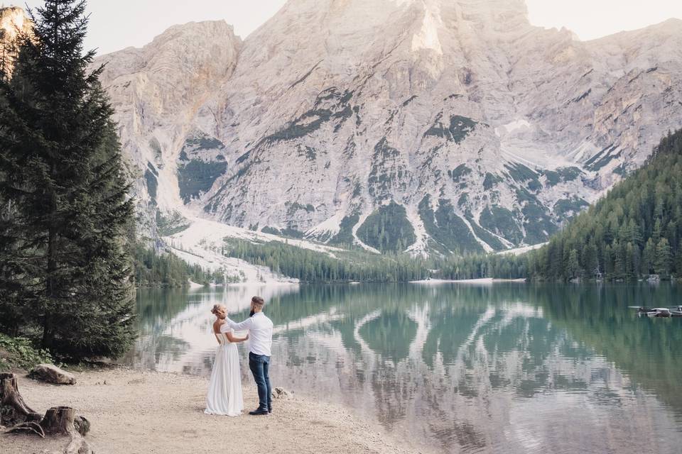 Shooting di Coppia a Braies